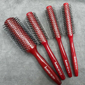 Red Roller Hair Brush